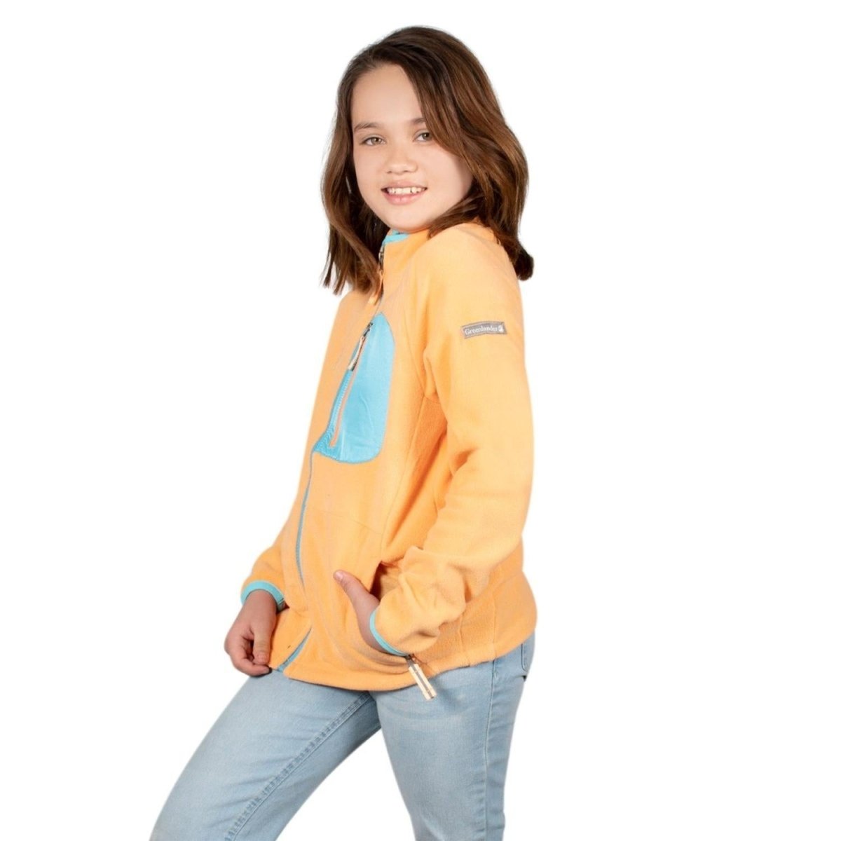 Chamarra Fleece Con Bolsas Niña - Greenlander