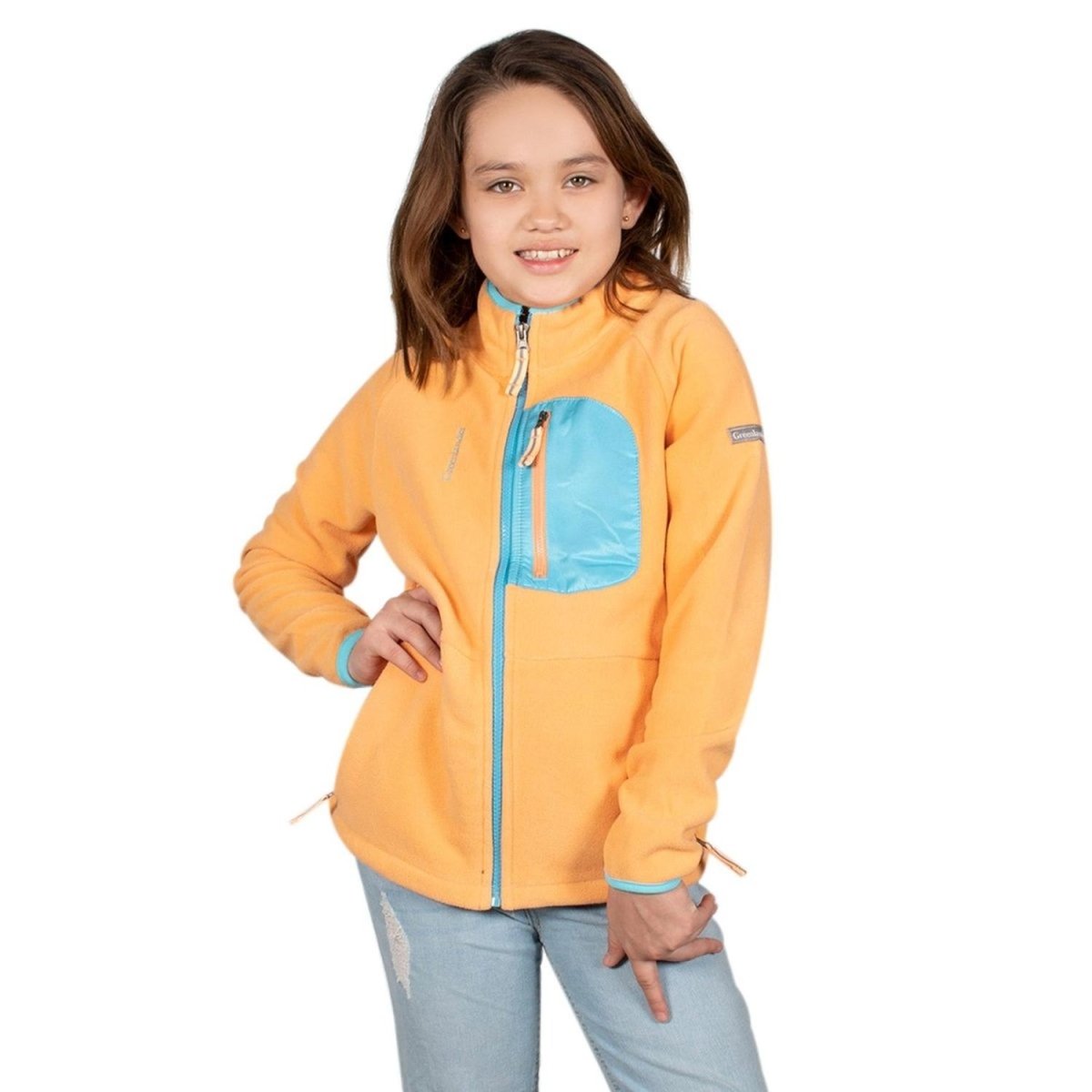 Chamarra Fleece Con Bolsas Niña - Greenlander