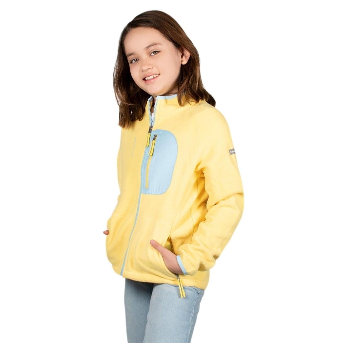 Chamarra Fleece Con Bolsas Niña - Greenlander
