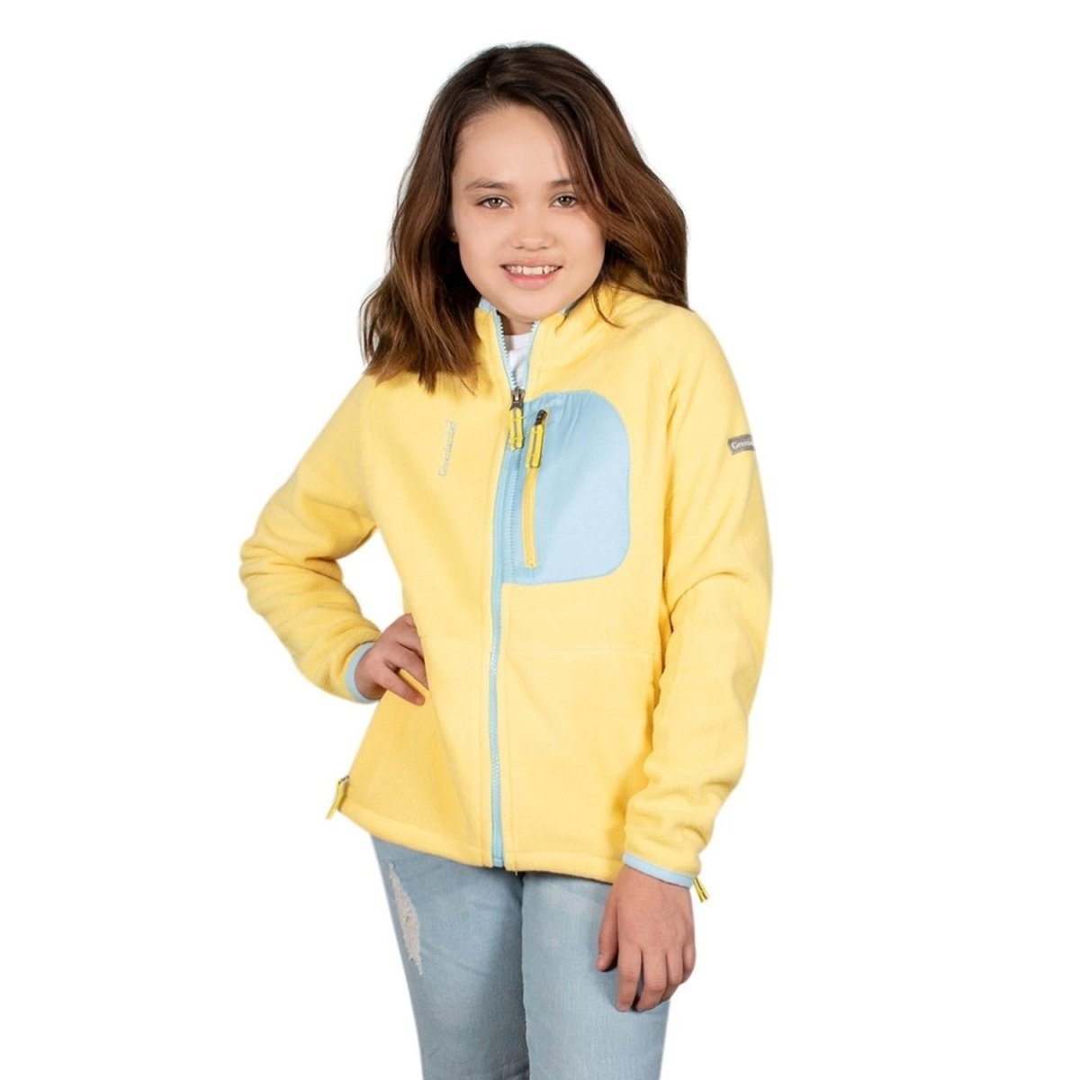 Chamarra Fleece Con Bolsas Niña - Greenlander