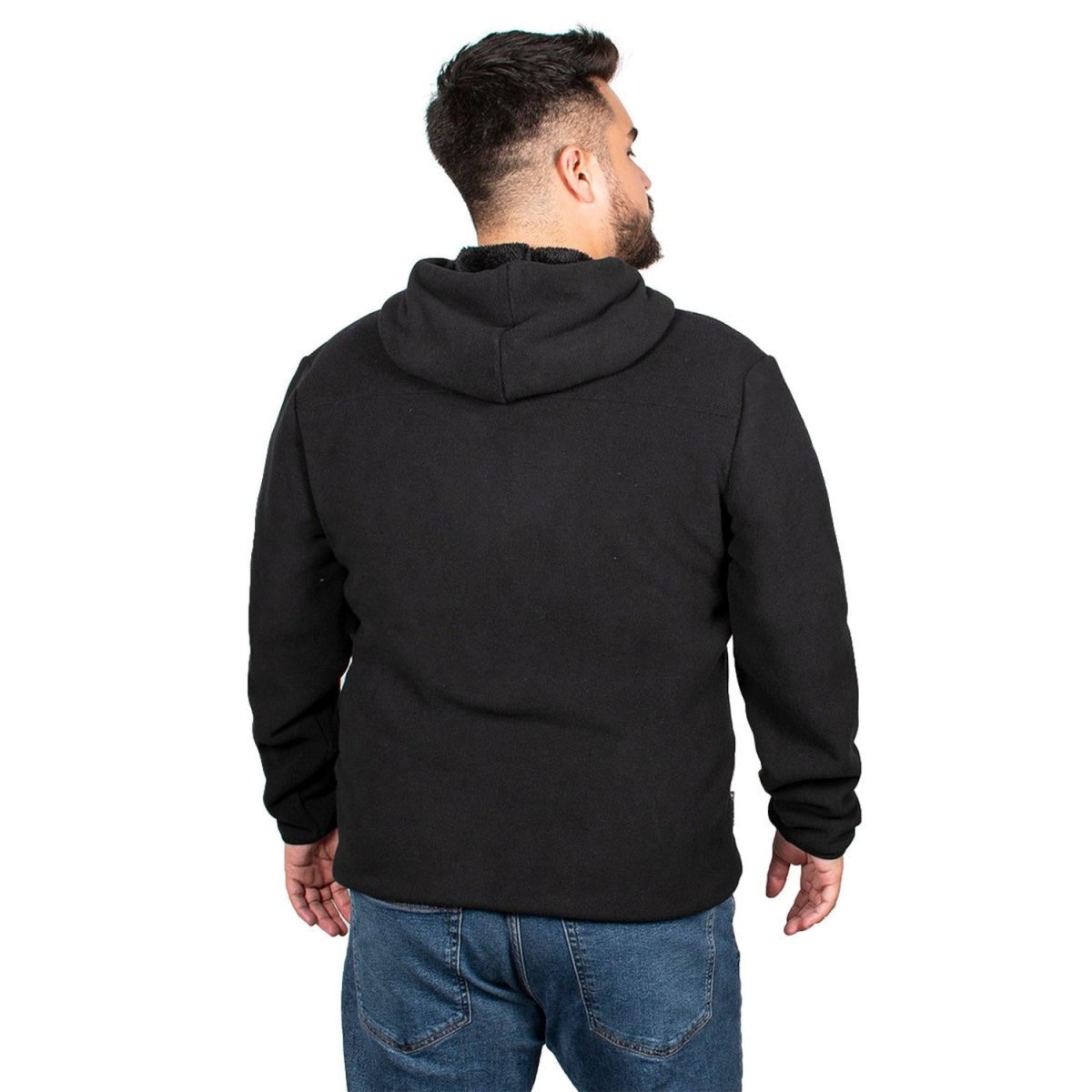 Chamarra Fleece Con Gorro Fijo Greenlander Hombre - Greenlander