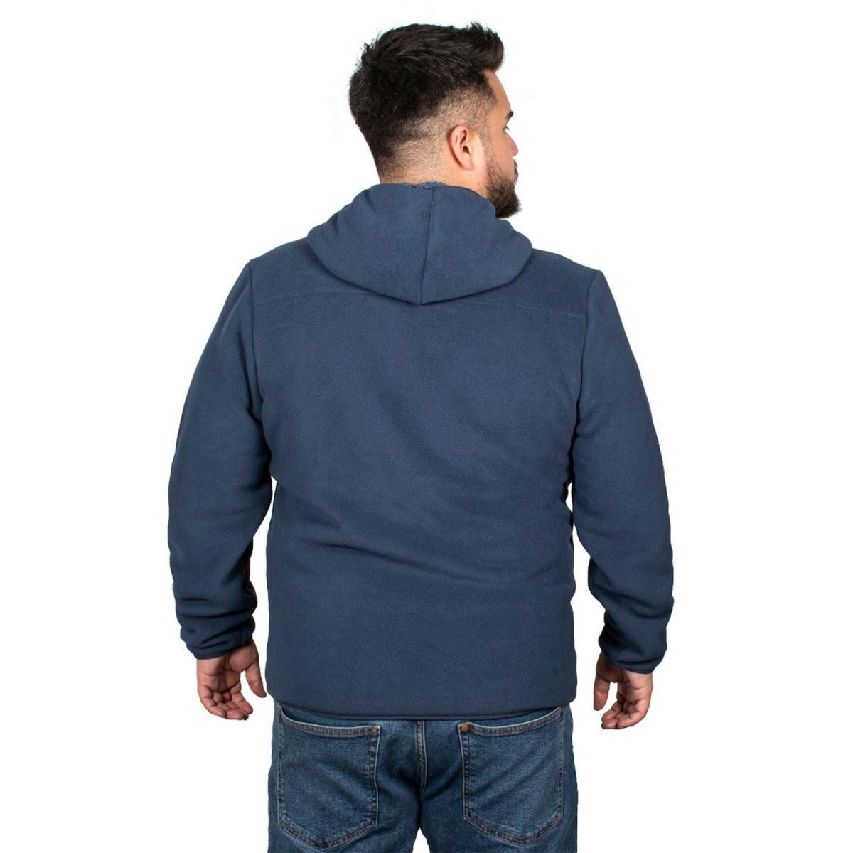 Chamarra Fleece Con Gorro Fijo Greenlander Hombre - Greenlander