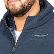Chamarra Fleece Con Gorro Fijo Greenlander Hombre - Greenlander