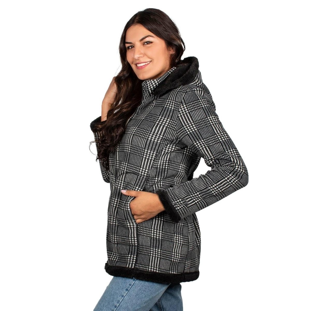 Chamarra Fleece Largo Forro Polar Comfort Greenlander Mujer Premium Collection - Greenlander