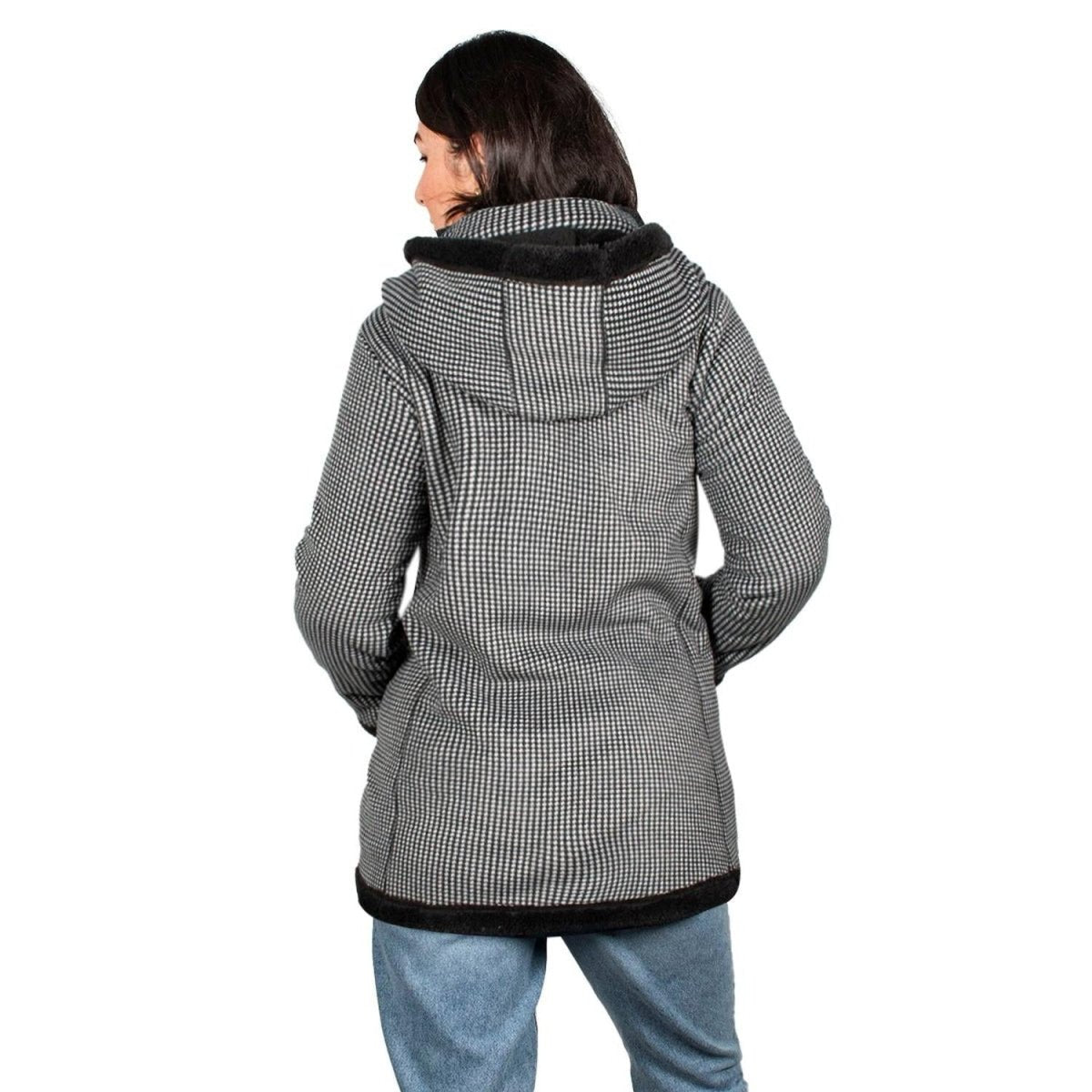 Chamarra Fleece Largo Forro Polar Comfort Greenlander Mujer Premium Collection - Greenlander