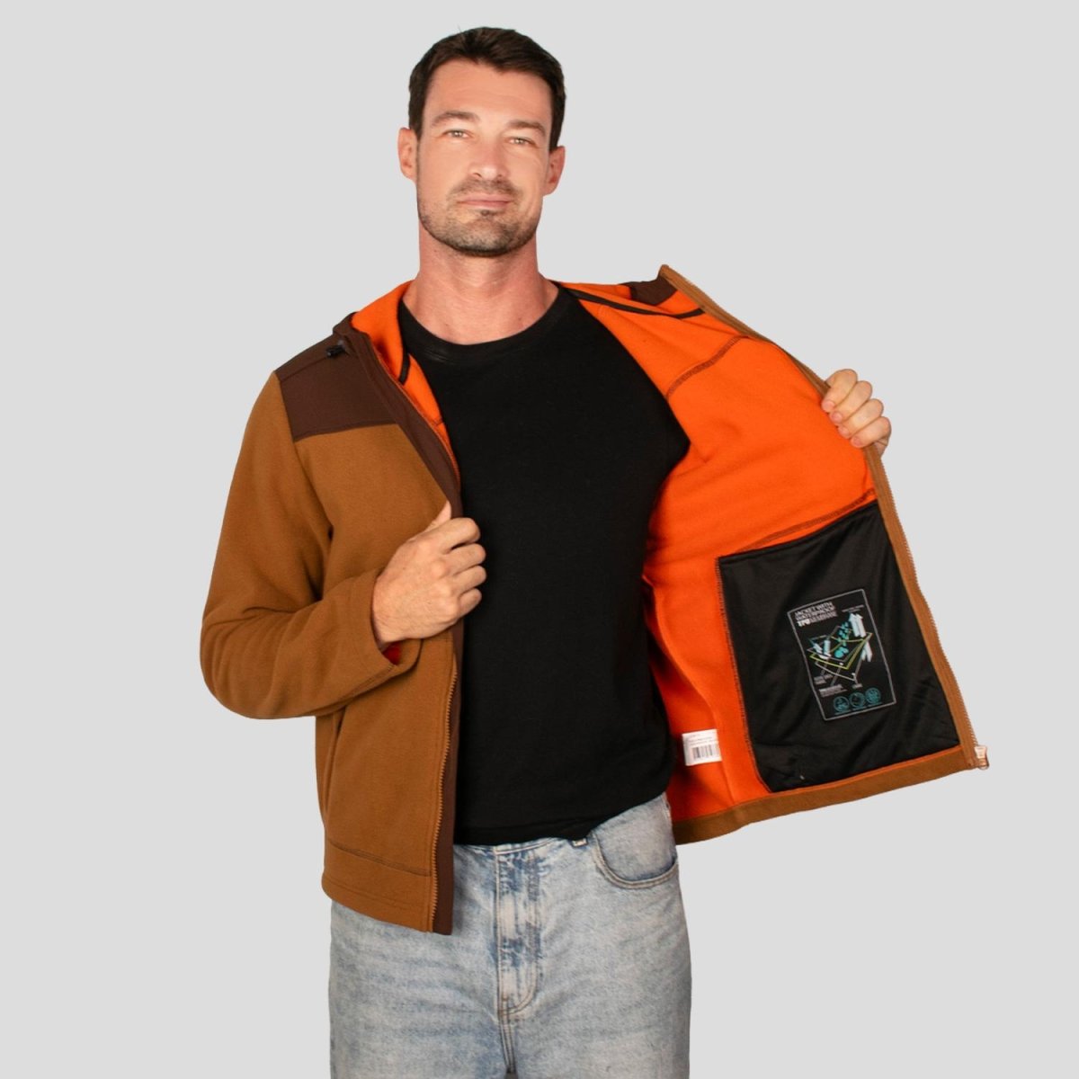 Chamarra Fleece para hombre con capucha integrada Greenlander - Greenlander