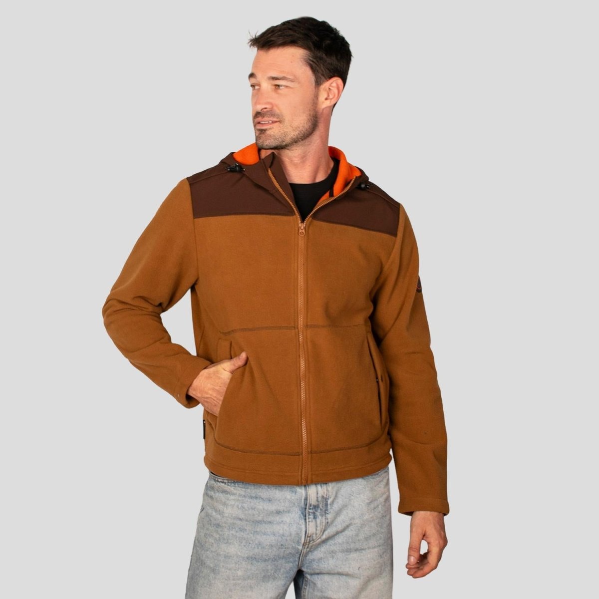 Chamarra Fleece para hombre con capucha integrada Greenlander - Greenlander