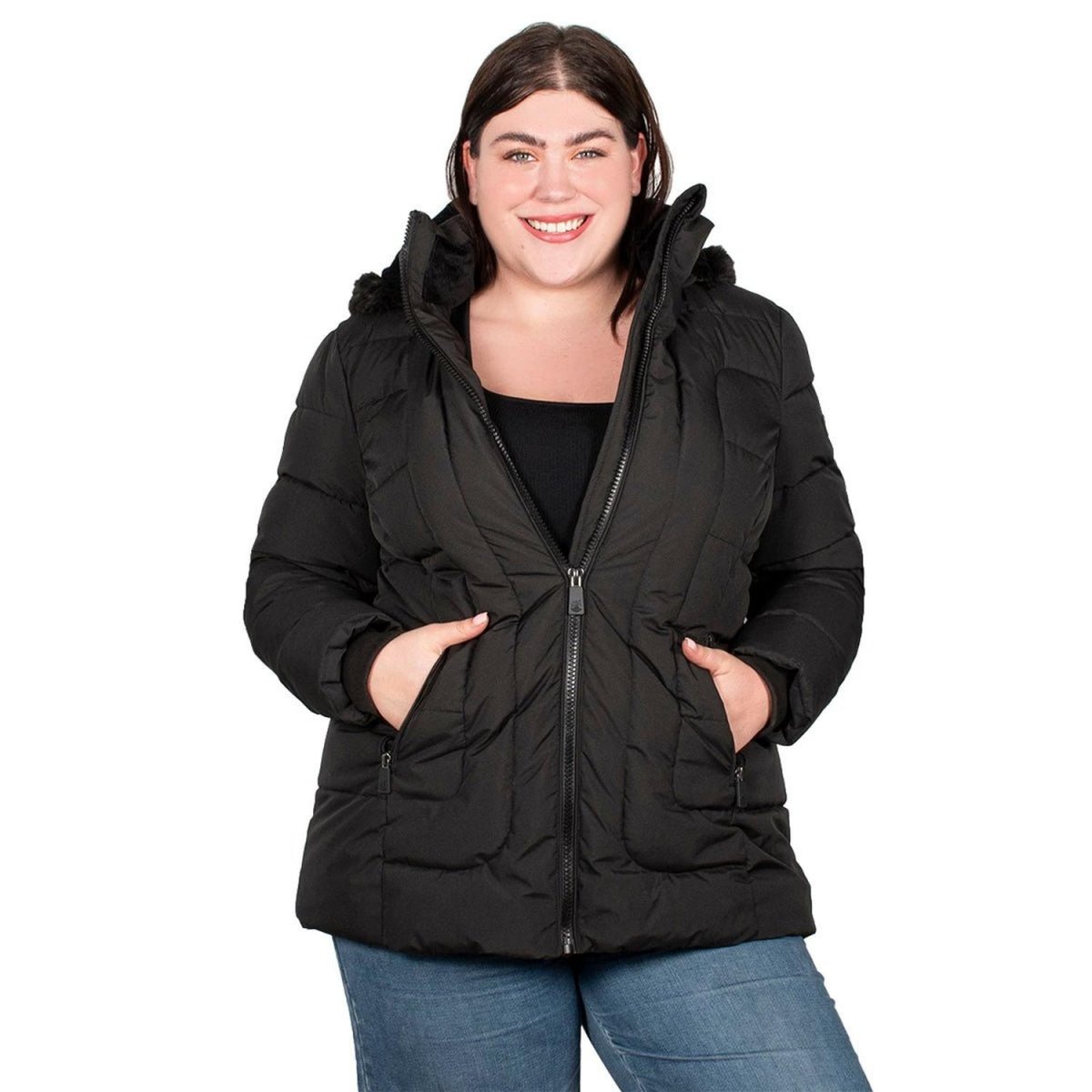 Chamarra Gorro Desmontable Mujer Premium Plus Size - Greenlander