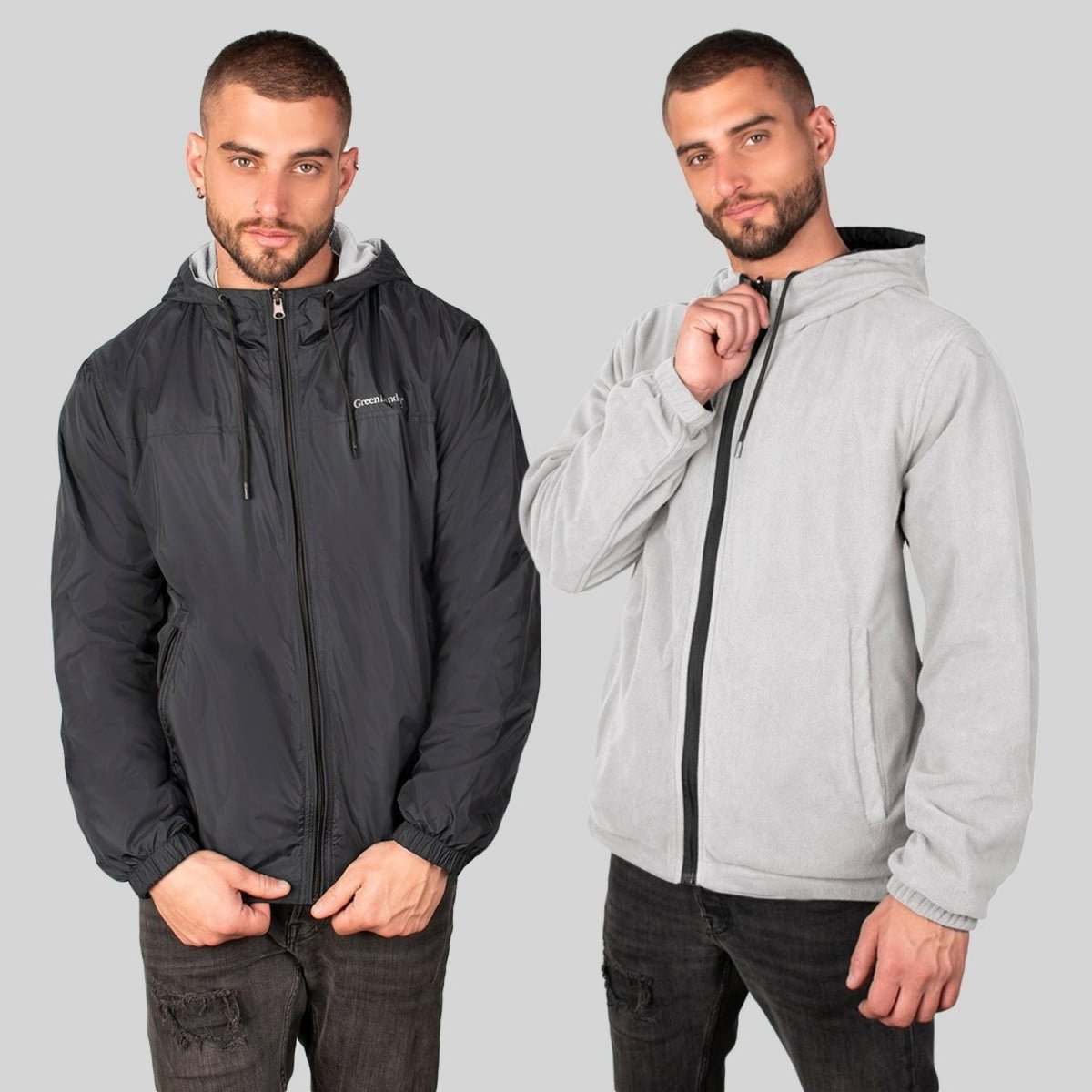 Chamarra Hombre con Gorro Doble Vista Greenlander - Greenlander