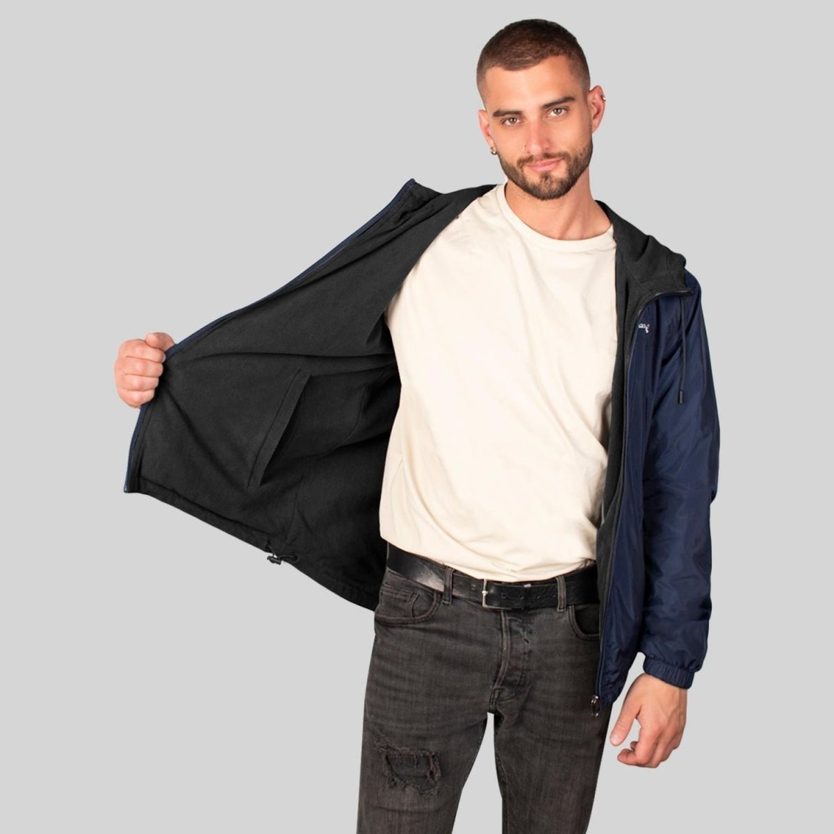 Chamarra Hombre con Gorro Doble Vista Greenlander - Greenlander