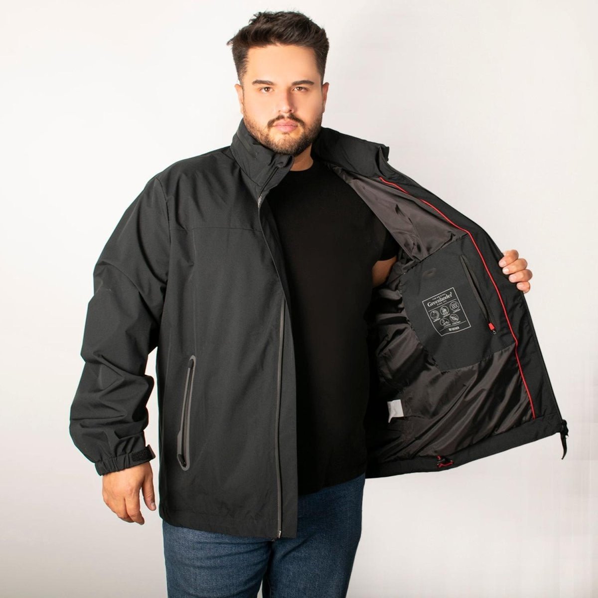 Chamarra Hombre Rompevientos con Capucha Greenlander - Greenlander