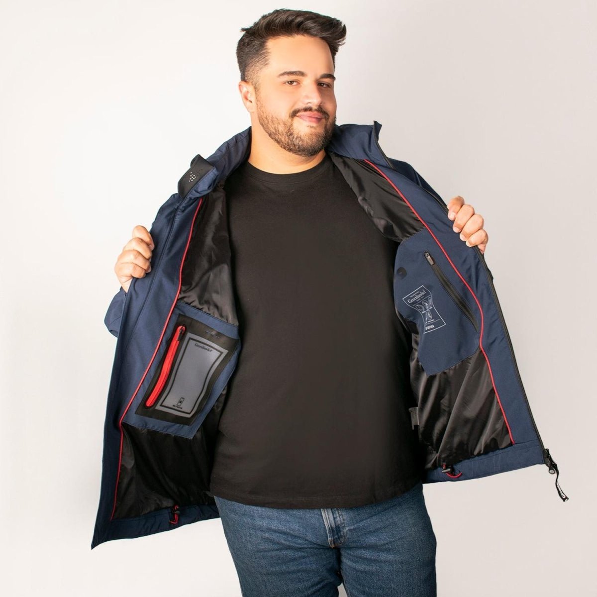 Chamarra Hombre Rompevientos con Capucha Greenlander - Greenlander