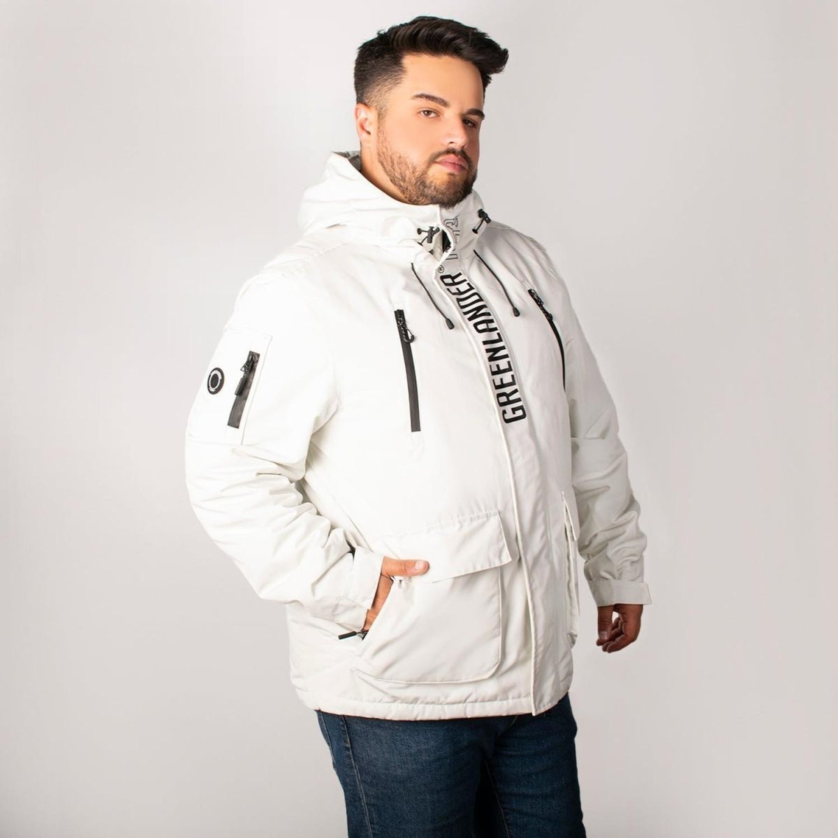 Chamarra Hombre Rompevientos Tallas Extra Greenlander - Greenlander