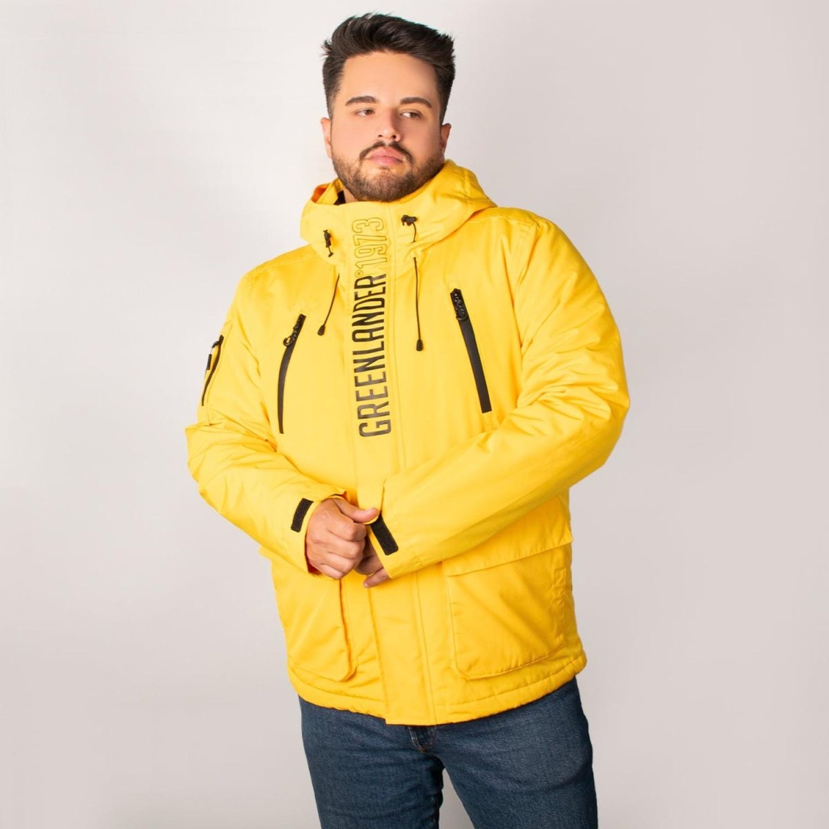 Chamarra Hombre Rompevientos Tallas Extra Greenlander - Greenlander