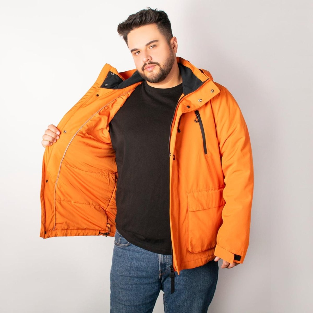 Chamarra Hombre Rompevientos Tallas Extra Greenlander - Greenlander