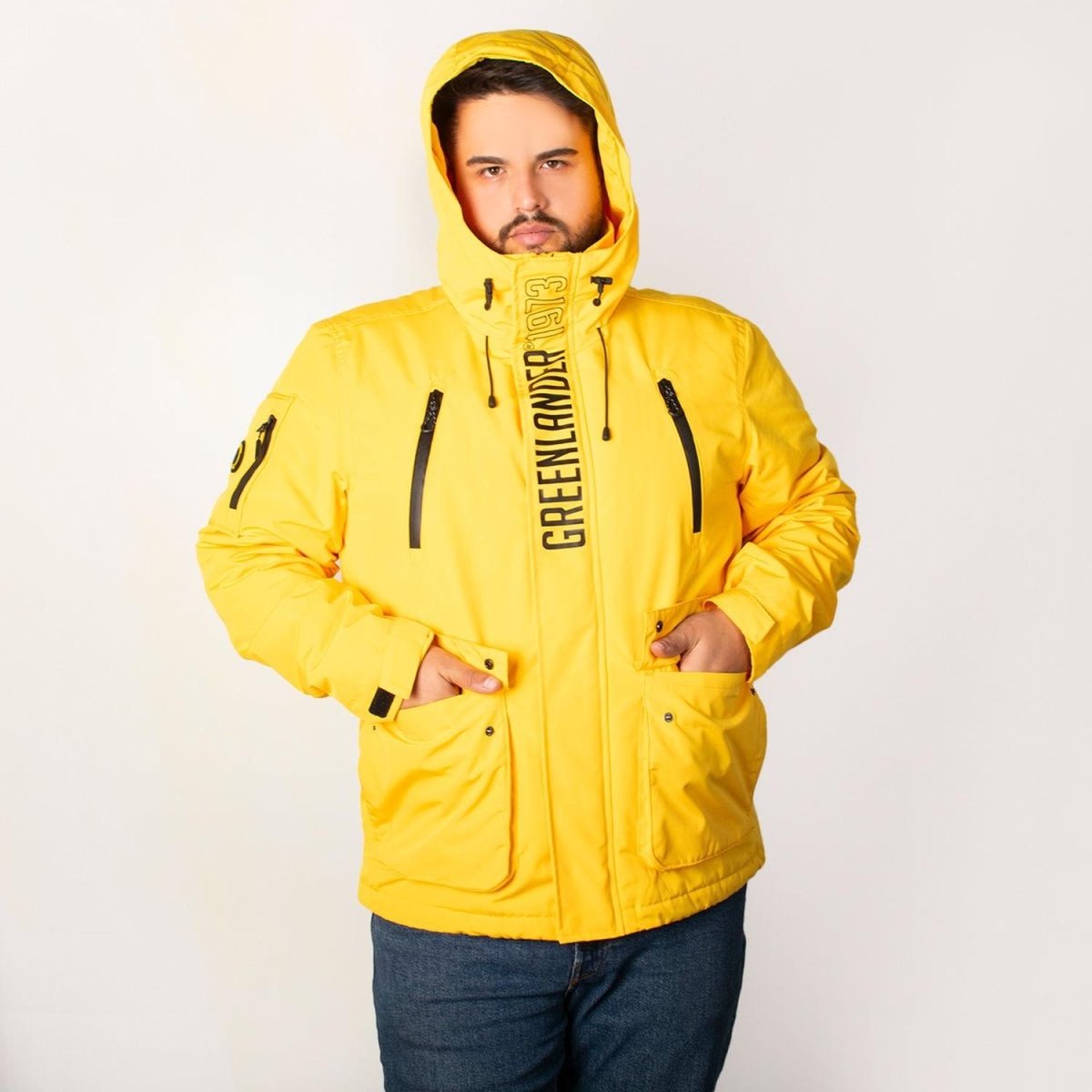 Chamarra Hombre Rompevientos Tallas Extra Greenlander - Greenlander