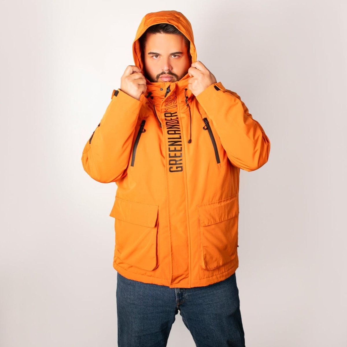 Chamarra Hombre Rompevientos Tallas Extra Greenlander - Greenlander