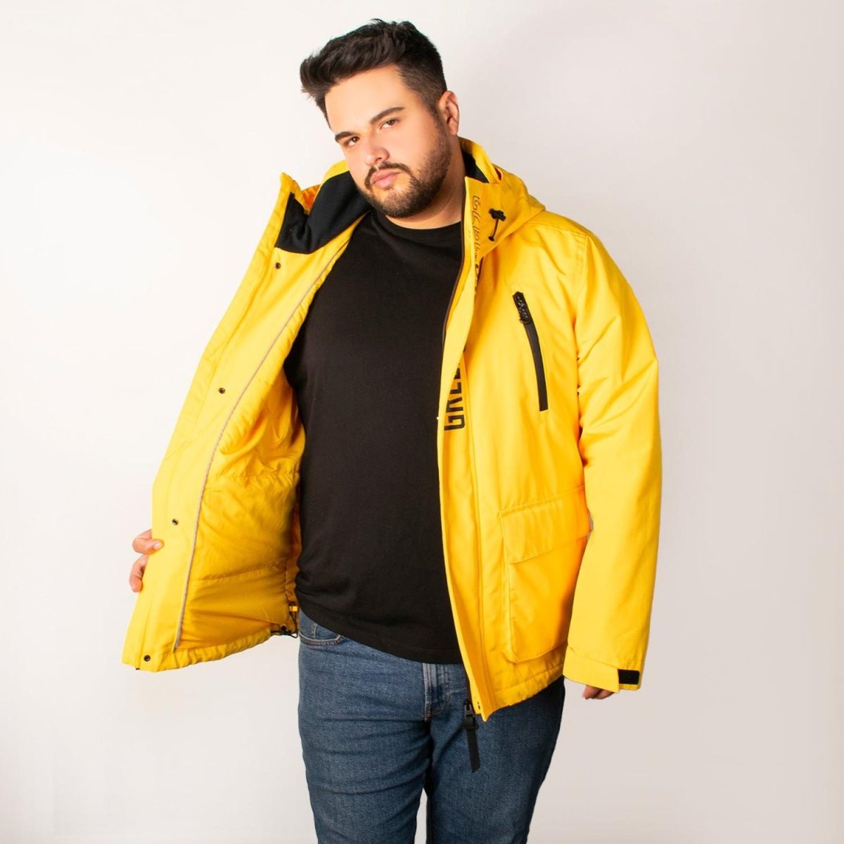 Chamarra Hombre Rompevientos Tallas Extra Greenlander - Greenlander