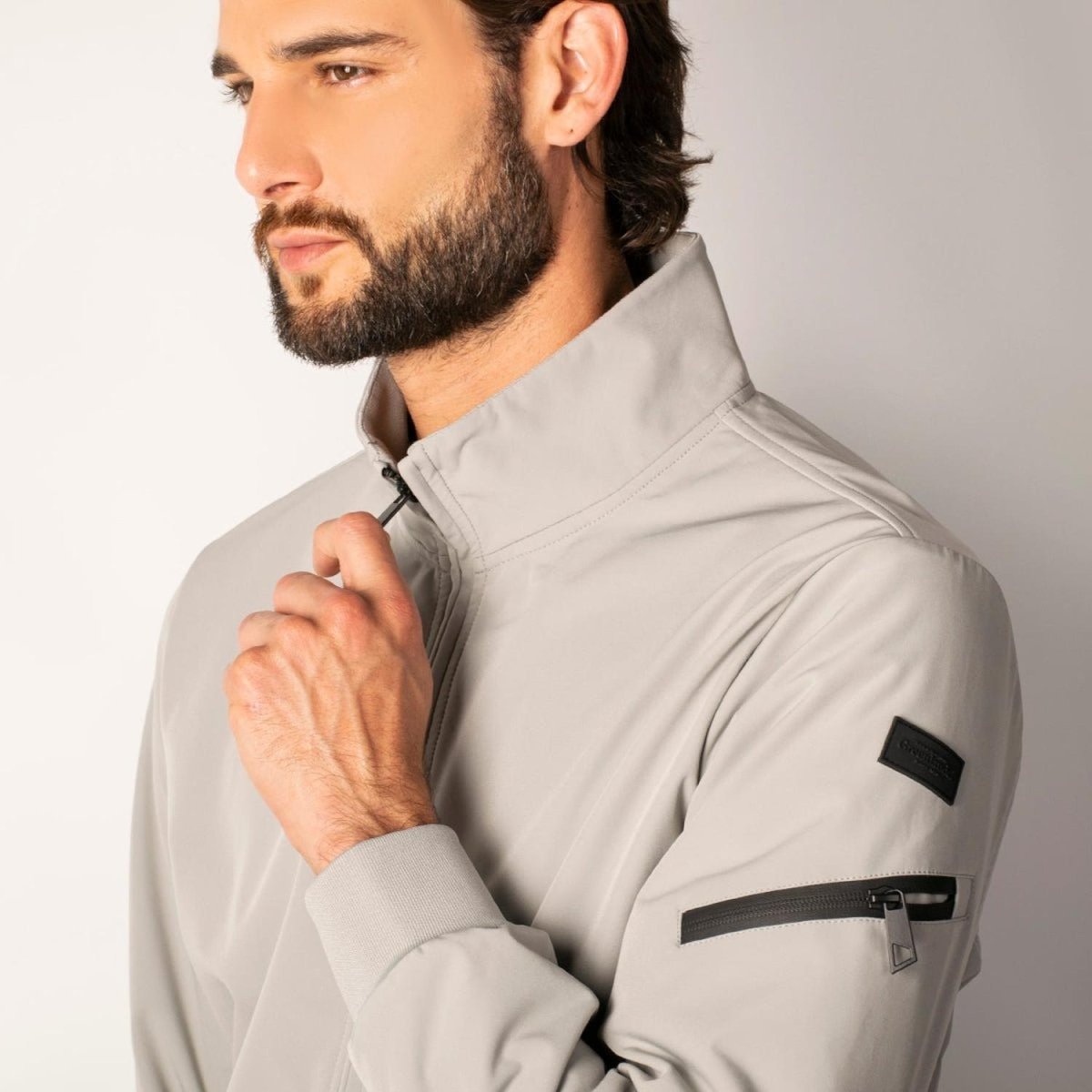 Chamarra Hombre Softshell Ligera Tipo Bomber Greenlander - Greenlander