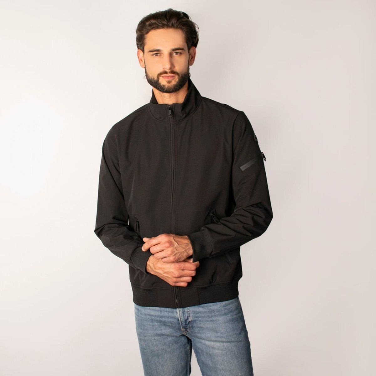 Chamarra Hombre Softshell Ligera Tipo Bomber Greenlander - Greenlander