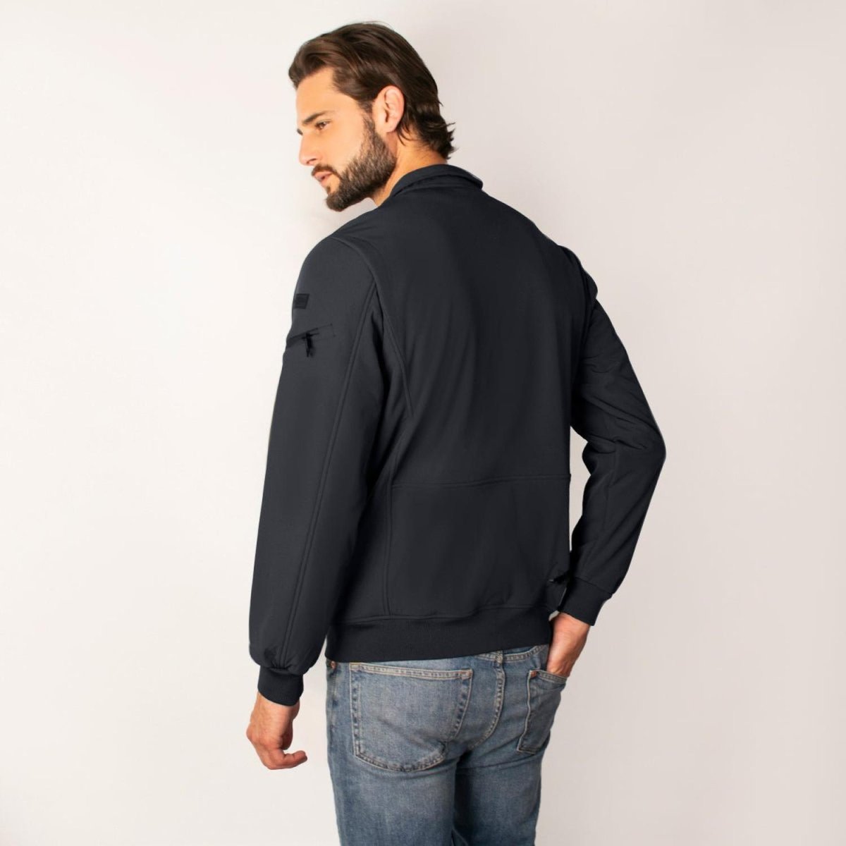 Chamarra Hombre Softshell Ligera Tipo Bomber Greenlander - Greenlander