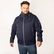 Chamarra Hombre Talla Extra Rompevientos con Forro y Gorro Desmontable Greenlander - Greenlander