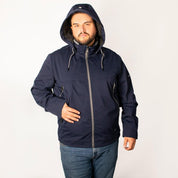 Chamarra Hombre Talla Extra Rompevientos con Forro y Gorro Desmontable Greenlander - Greenlander