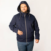 Chamarra Hombre Talla Extra Rompevientos con Forro y Gorro Desmontable Greenlander - Greenlander