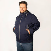 Chamarra Hombre Talla Extra Rompevientos con Forro y Gorro Desmontable Greenlander - Greenlander