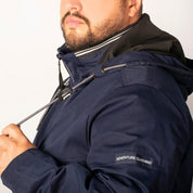 Chamarra Hombre Talla Extra Rompevientos con Forro y Gorro Desmontable Greenlander - Greenlander