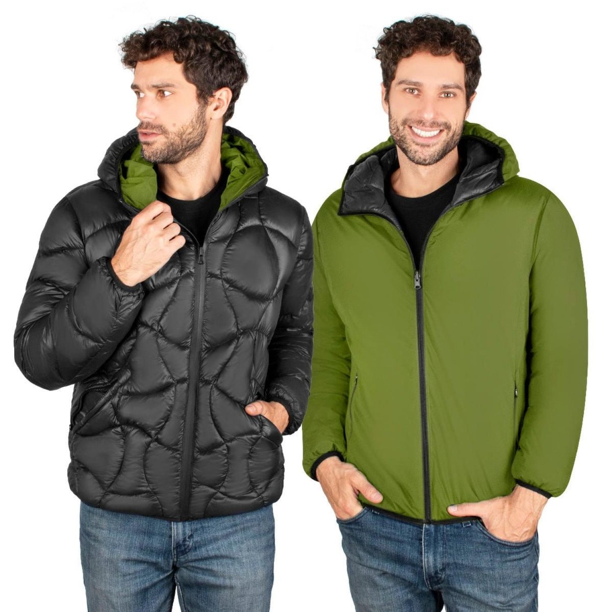 Chamarra Impermeable Reversible Para Hombre - Greenlander