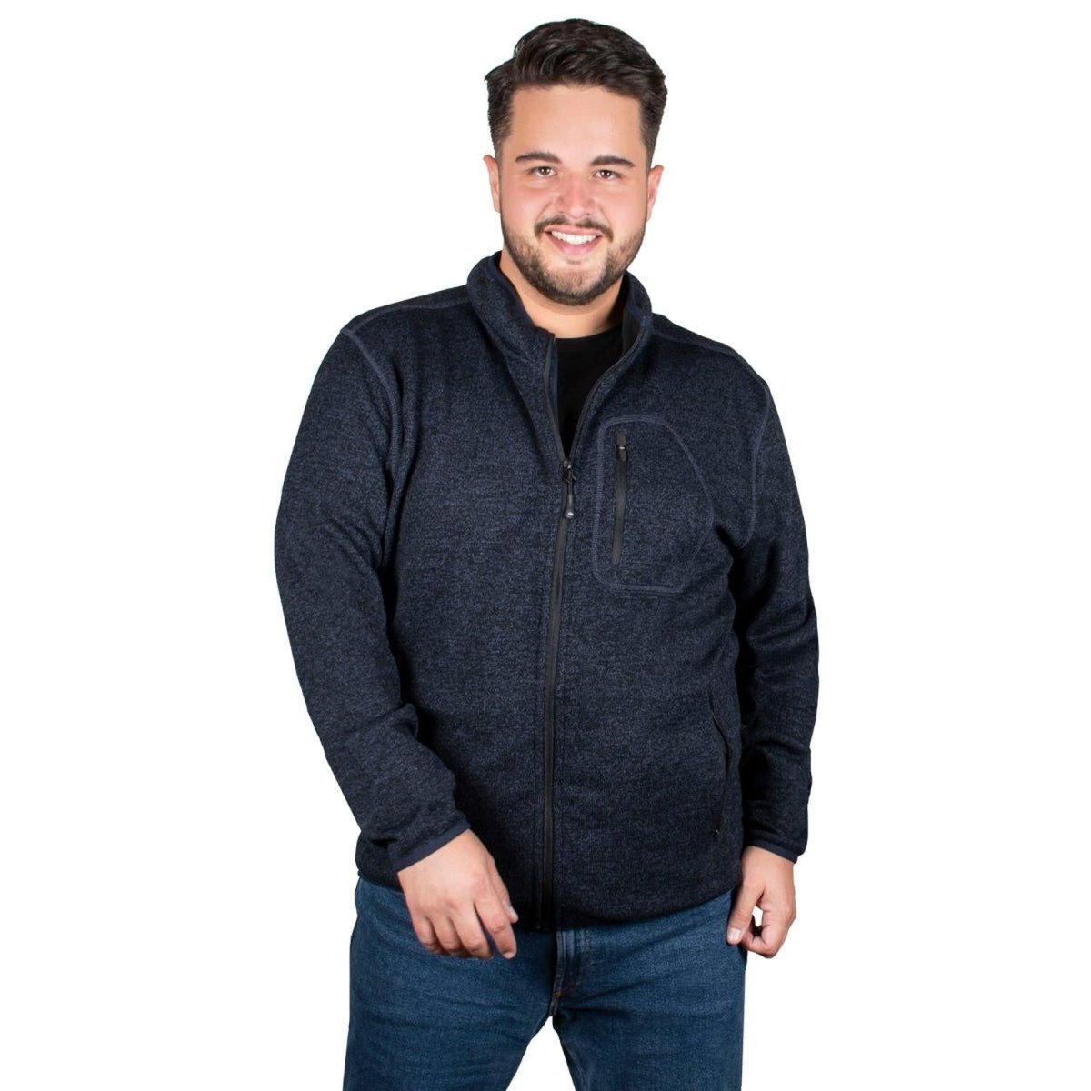 Chamarra Knit Hombre Plus Size - Greenlander