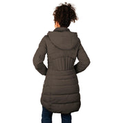 Chamarra Larga Capitonada con Gorro Desmontable para Mujer - Greenlander