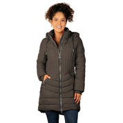 Chamarra Larga Capitonada con Gorro Desmontable para Mujer - Greenlander