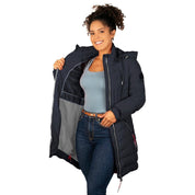 Chamarra Larga Capitonada con Gorro Desmontable para Mujer - Greenlander