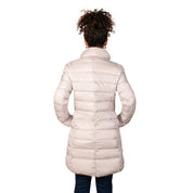 Chamarra Larga Capitonada De Pluma Mujer Greenlander - Greenlander