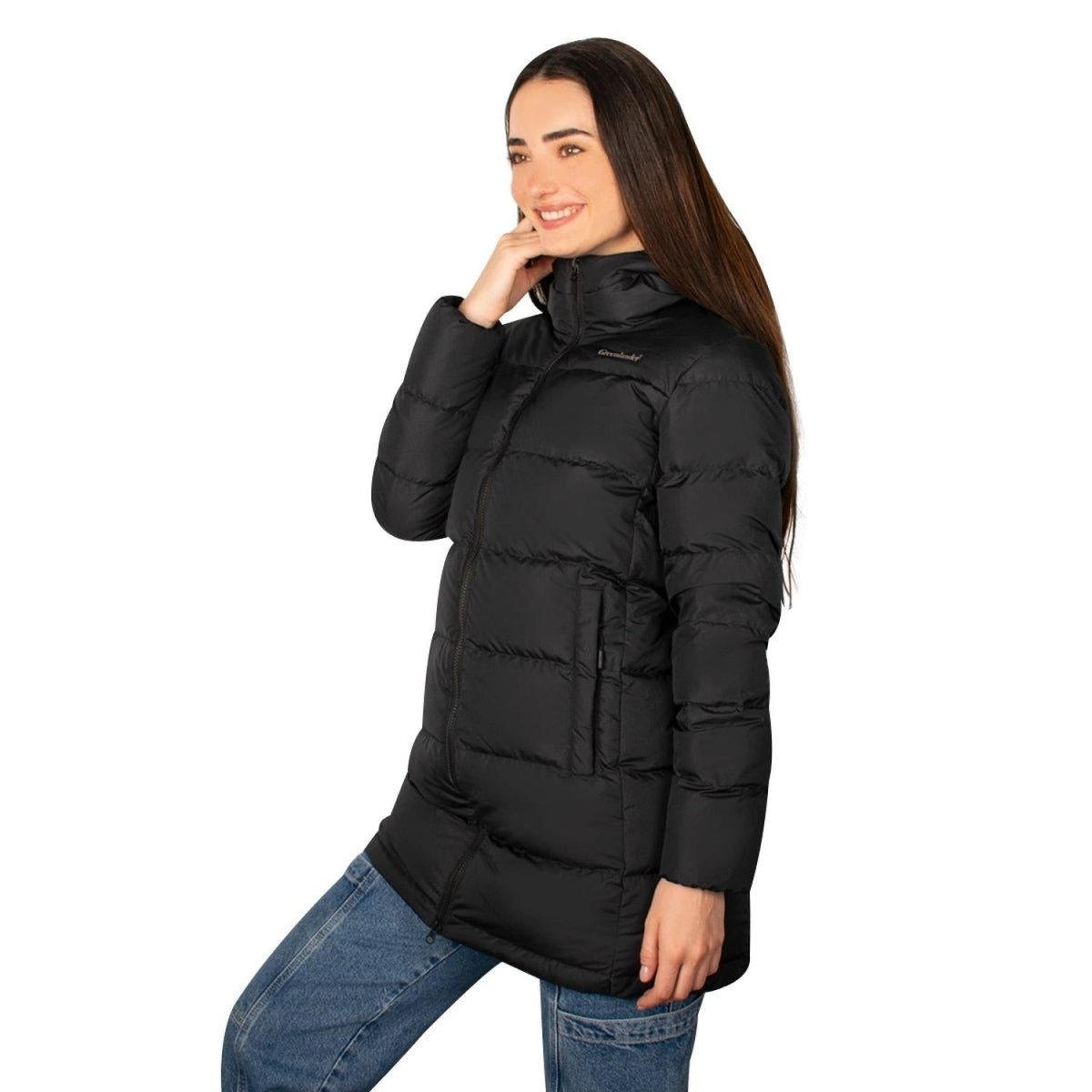 Chamarra Larga Capitonada de Pluma para Mujer - Greenlander