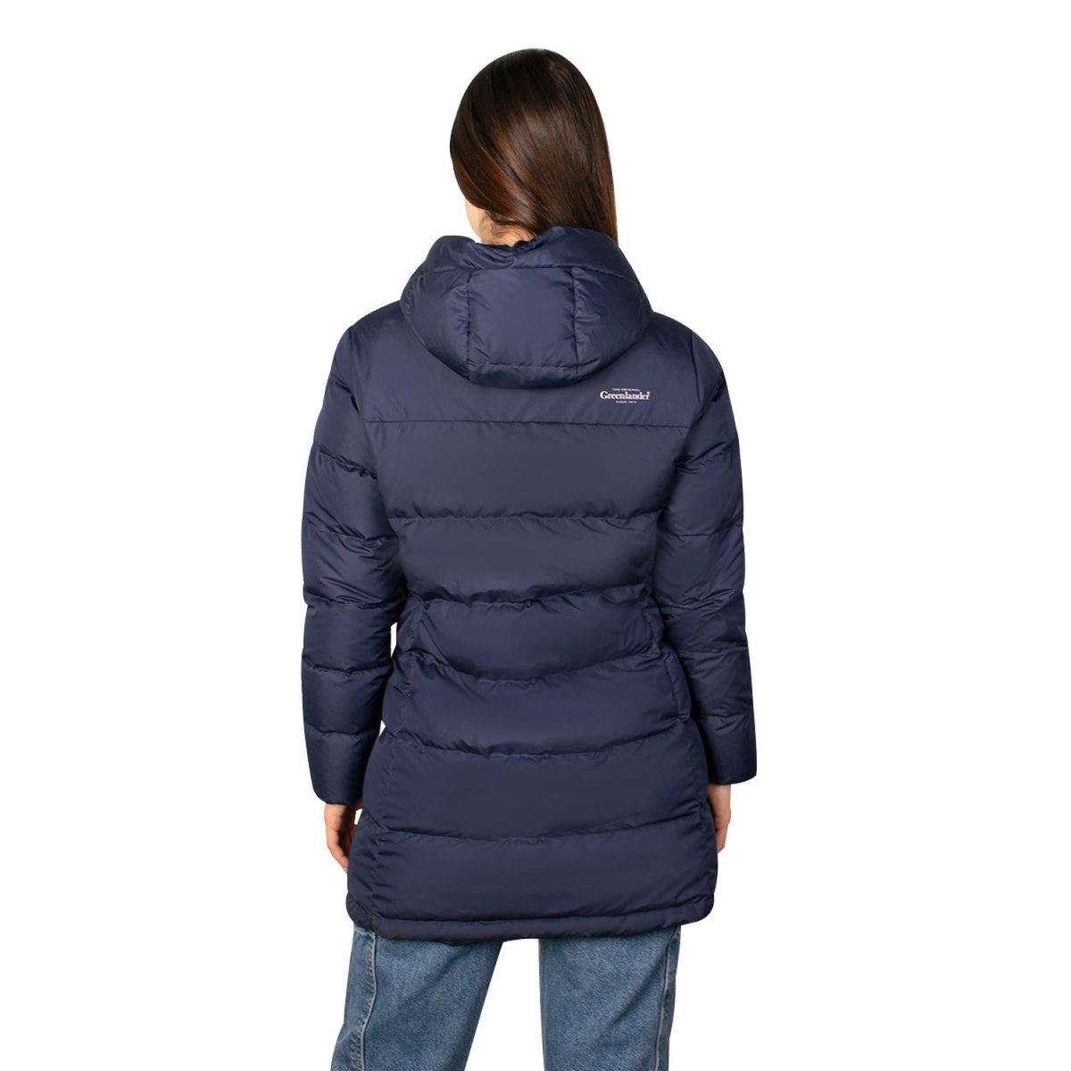 Chamarra Larga Capitonada de Pluma para Mujer - Greenlander