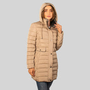 Chamarra larga capitonada para mujer con bolsillos Greenlander - Greenlander