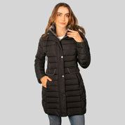 Chamarra larga capitonada para mujer con bolsillos Greenlander - Greenlander