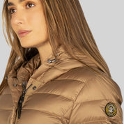 Chamarra larga capitonada para mujer con capucha Greenlander - Greenlander