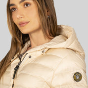 Chamarra larga capitonada para mujer con capucha Greenlander - Greenlander