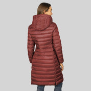 Chamarra larga capitonada para mujer con capucha Greenlander - Greenlander