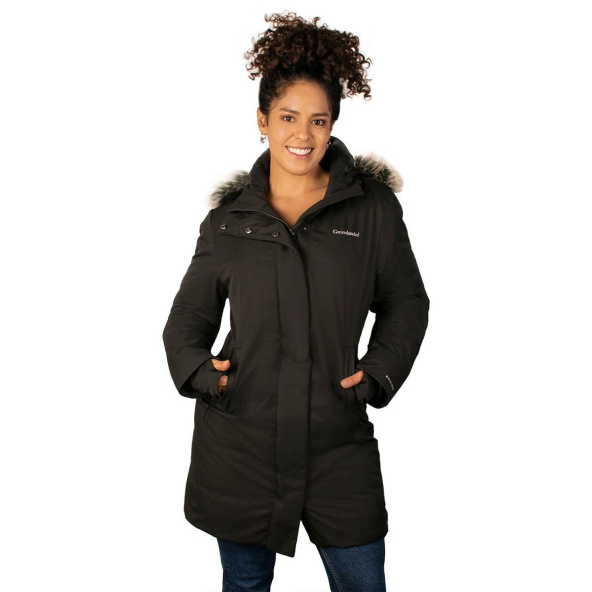 Chamarra Larga Con Fur Mujer - Greenlander