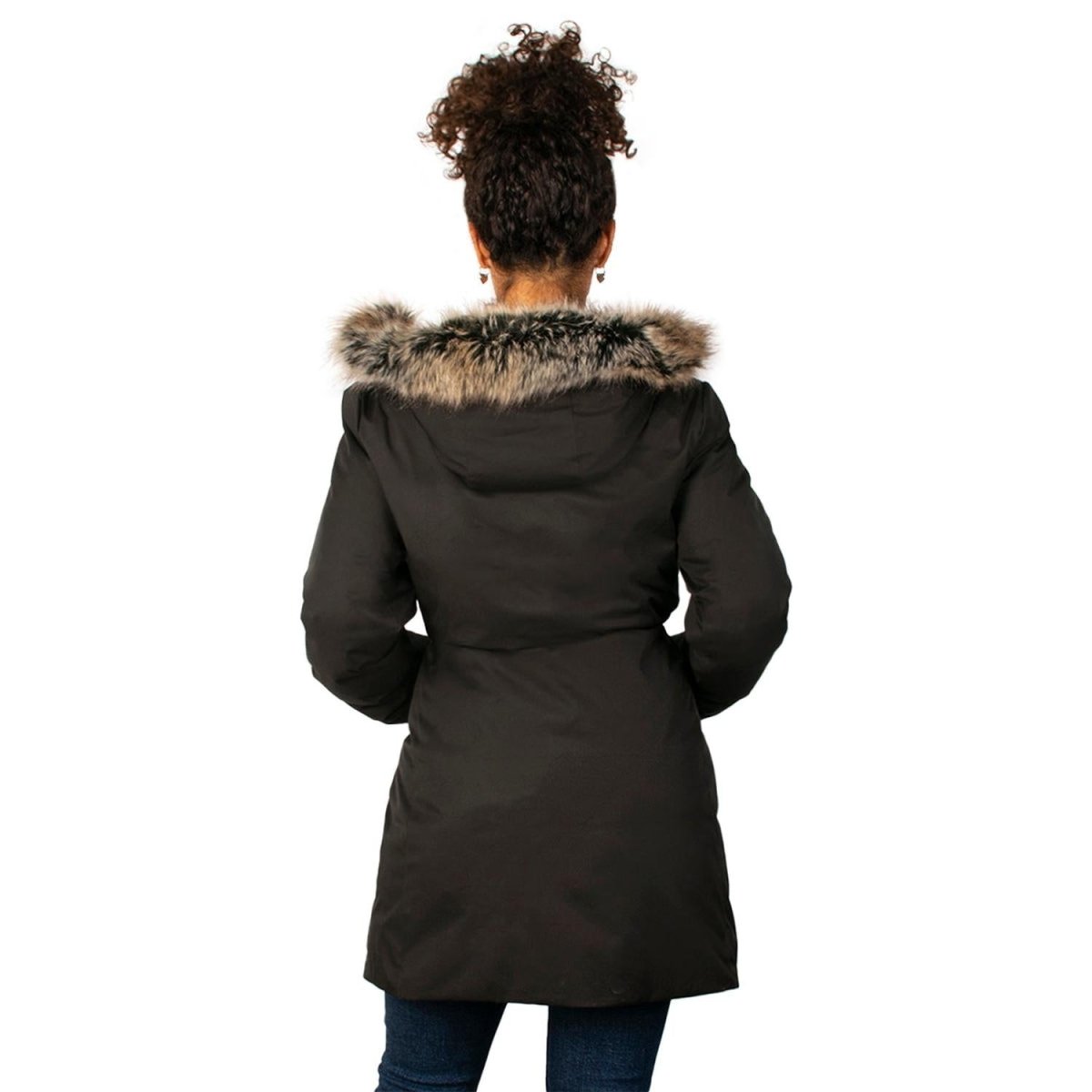 Chamarra Larga Con Fur Mujer - Greenlander