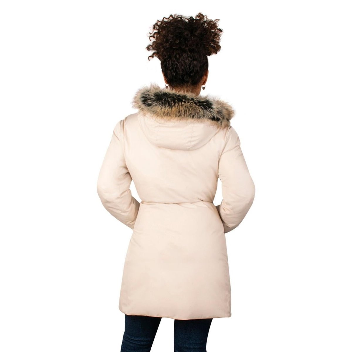 Chamarra Larga Con Fur Mujer - Greenlander