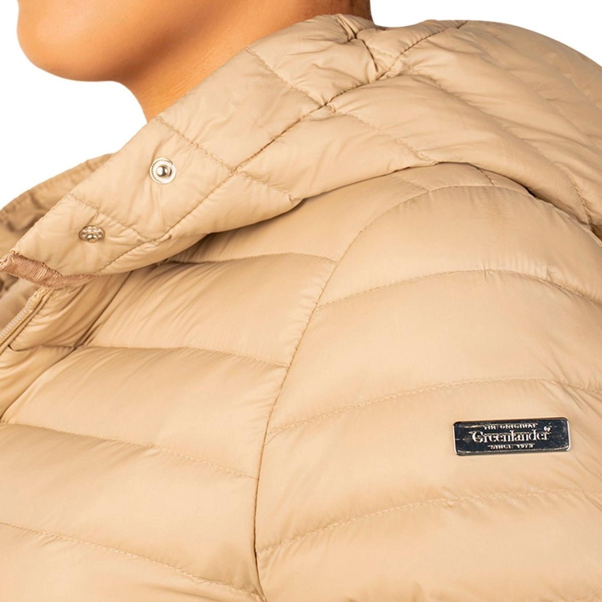 Chamarra Larga de Pluma Capitonada Con Bolsa para Empacar Greenlander Mujer - Greenlander
