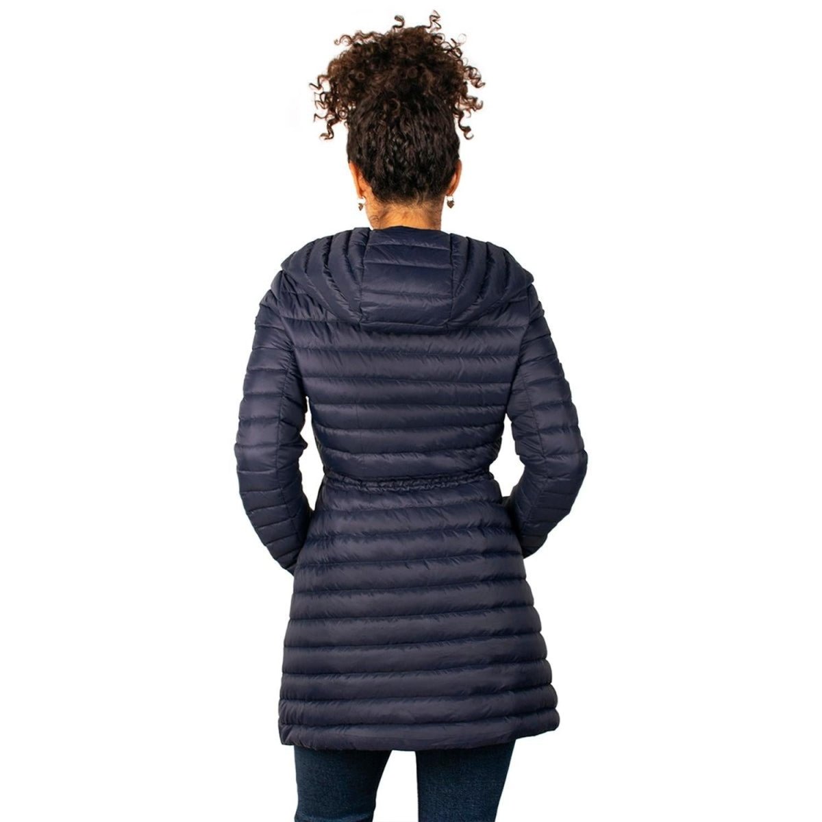 Chamarra Larga de Pluma Capitonada Con Bolsa para Empacar Greenlander Mujer - Greenlander