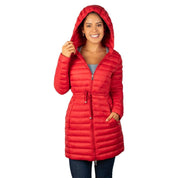 Chamarra Larga de Pluma Capitonada Con Bolsa para Empacar Greenlander Mujer - Greenlander