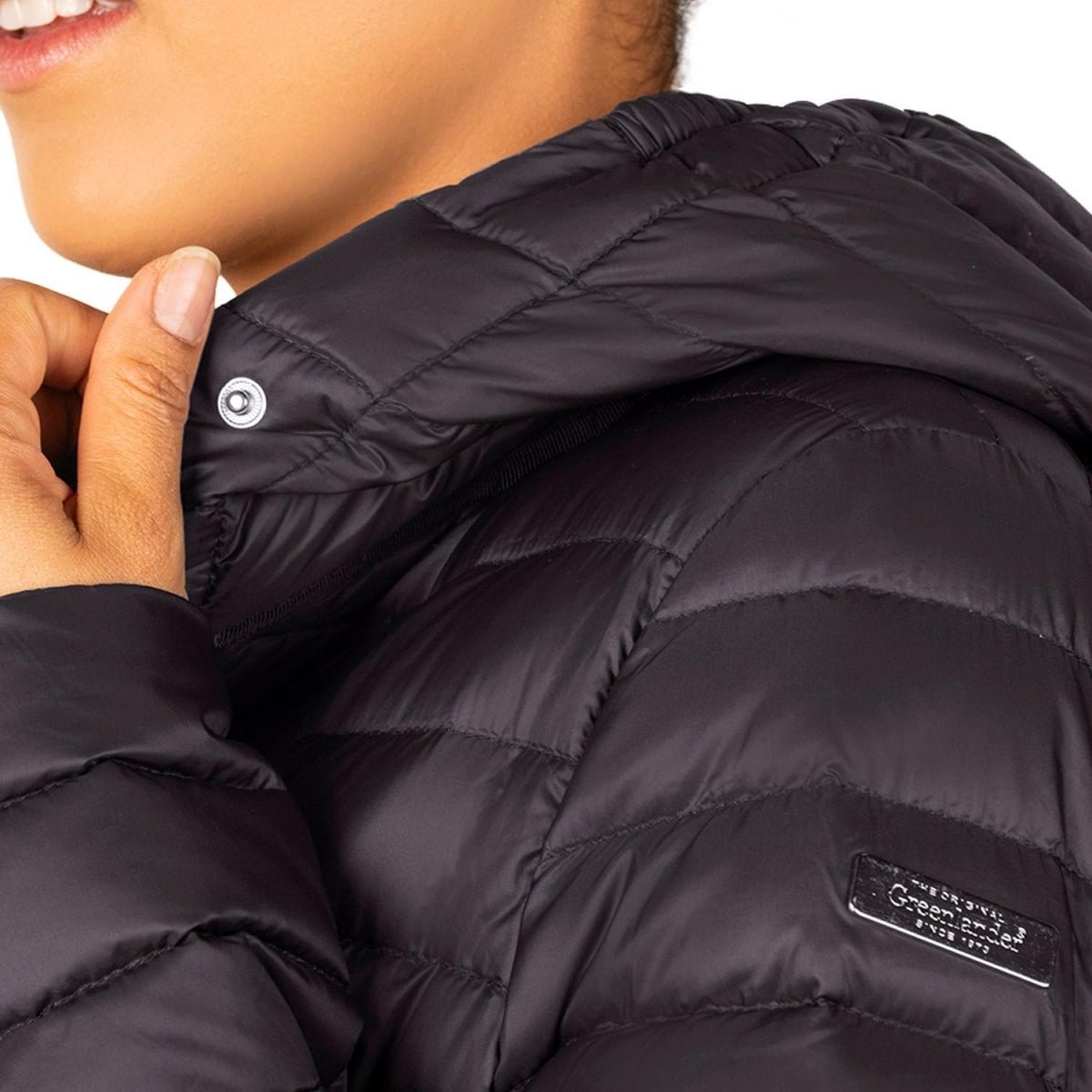 Chamarra Larga de Pluma Capitonada Con Bolsa para Empacar Greenlander Mujer - Greenlander